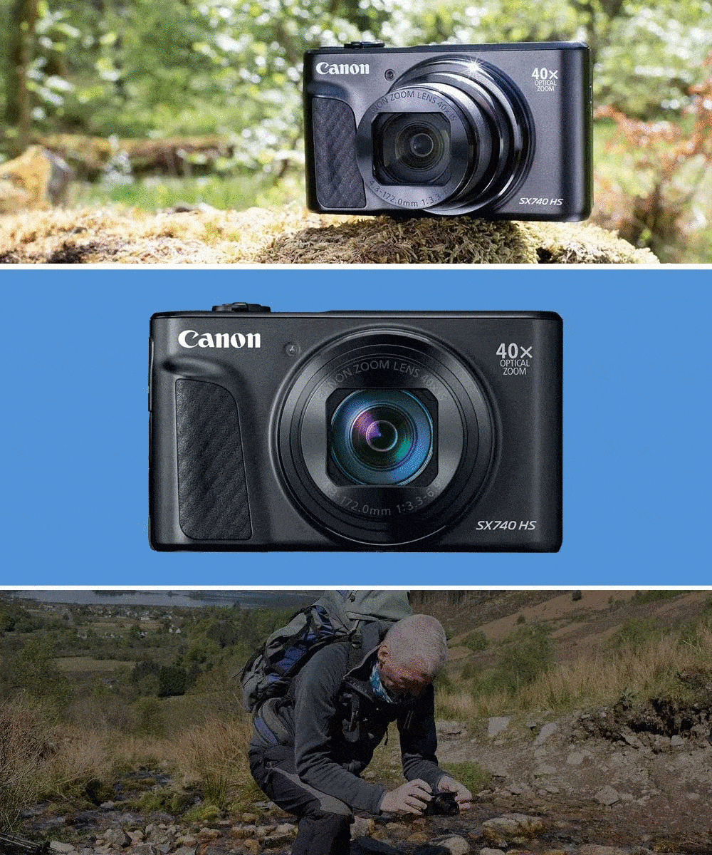 Canon PowerShot SX740 20.3 MP 1/2.3" CMOS Sensor 40x Optical Zoom